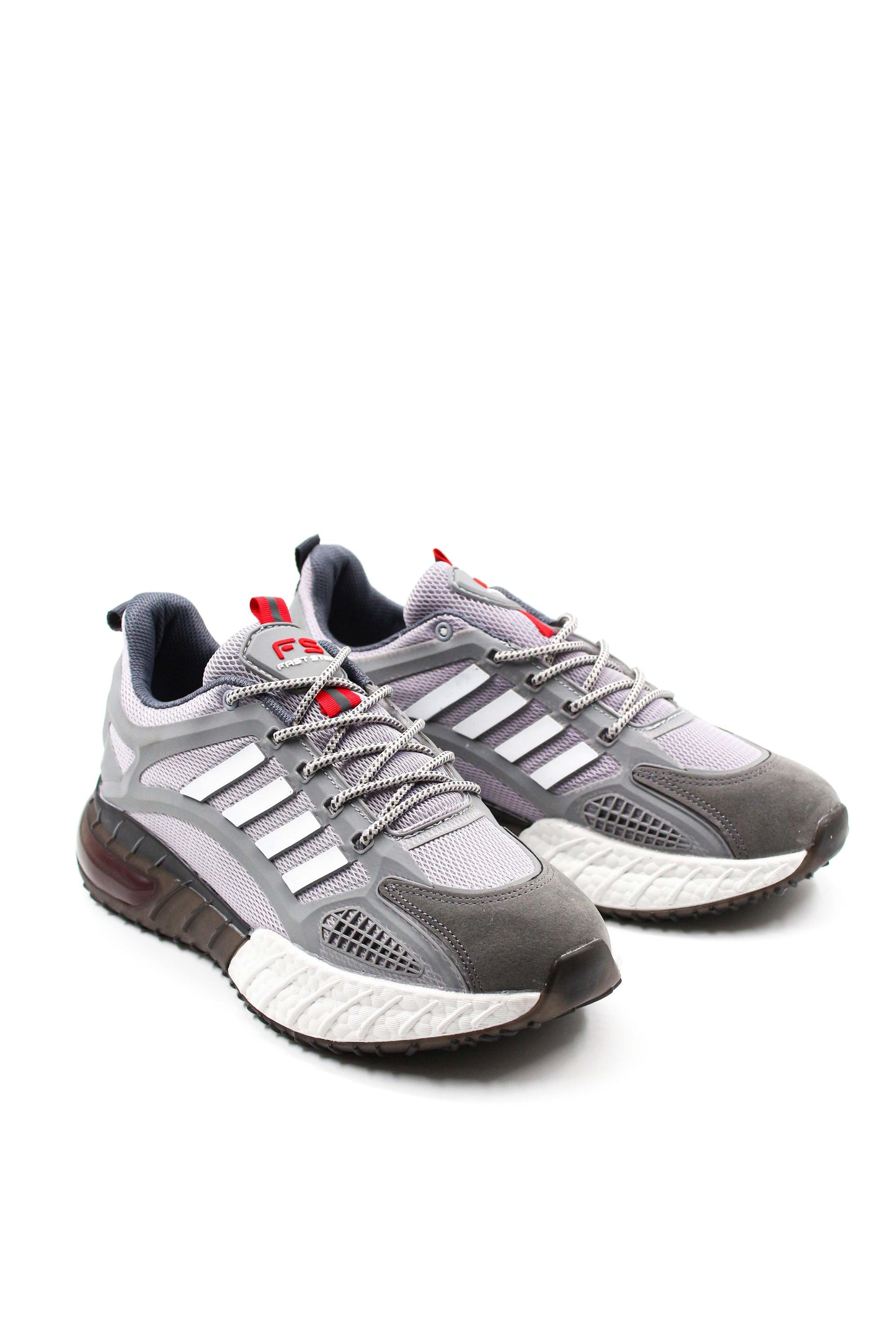 KOALA SYDNEY Men's Grey and White Athletic Running Sneakers