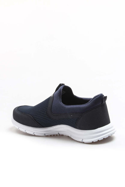 Men's Navy Athletic Mesh Slip-On Sneakers - Wessi