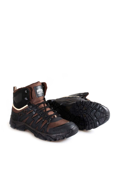 KOALA SYDNEY  Men's Rugged Outdoor Hiking Boots with Black and Brown Detailing -