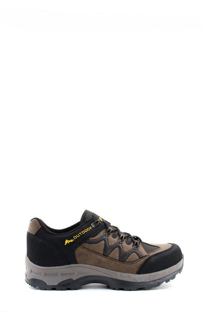 KOALA SYDNEY Men's Black and Brown Outdoor Hiking Shoes