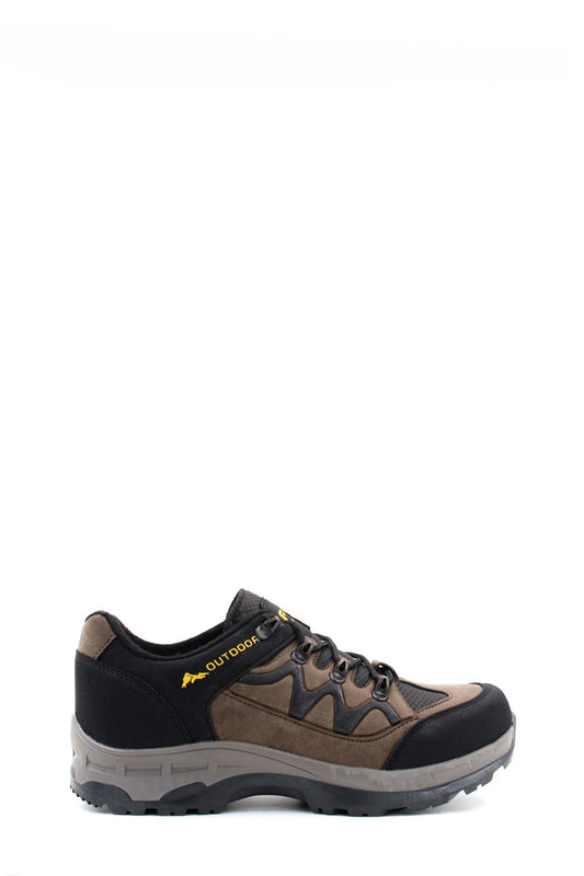 KOALA SYDNEY Men's Black and Brown Outdoor Hiking Shoes