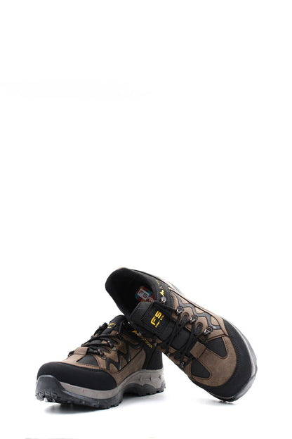 KOALA SYDNEY Men's Black and Brown Outdoor Hiking Shoes