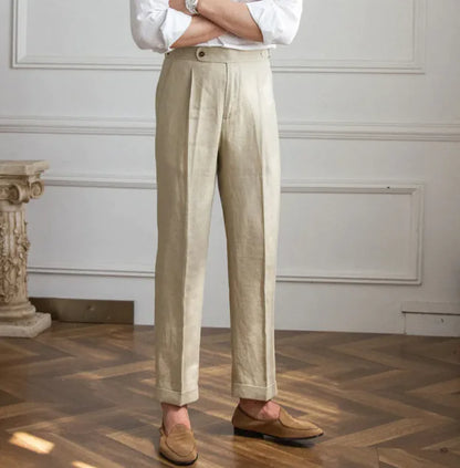 Men’s Linen Casual Trousers