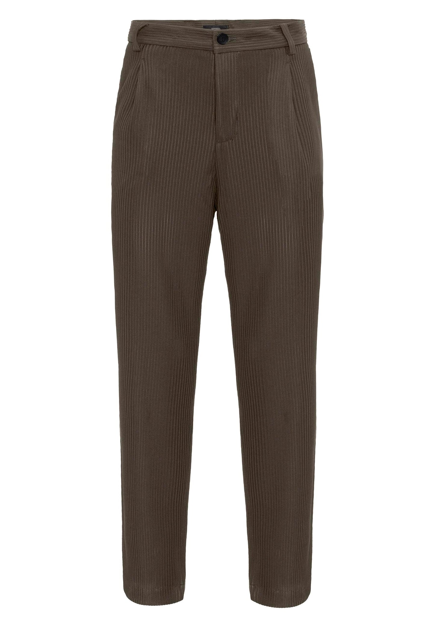 Men's Khaki Ribbed Pants