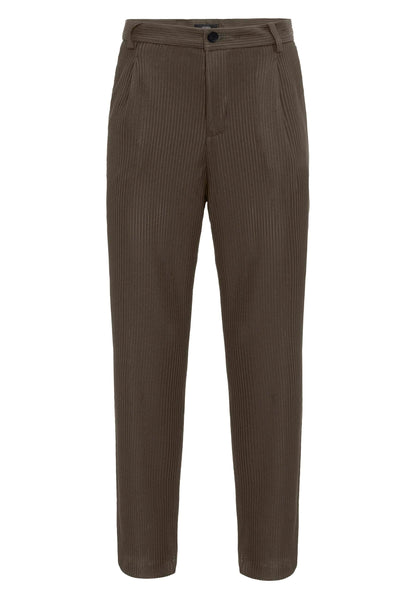 Men's Khaki Ribbed Pants