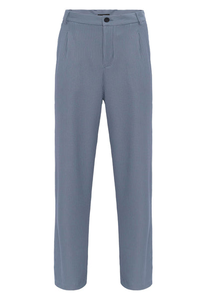 Men's Indigo Ribbed Pants