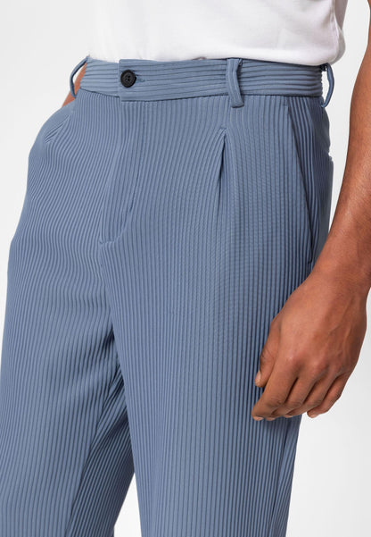 Men's Indigo Ribbed Pants
