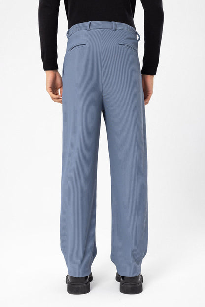 Men's Indigo Ribbed Pants