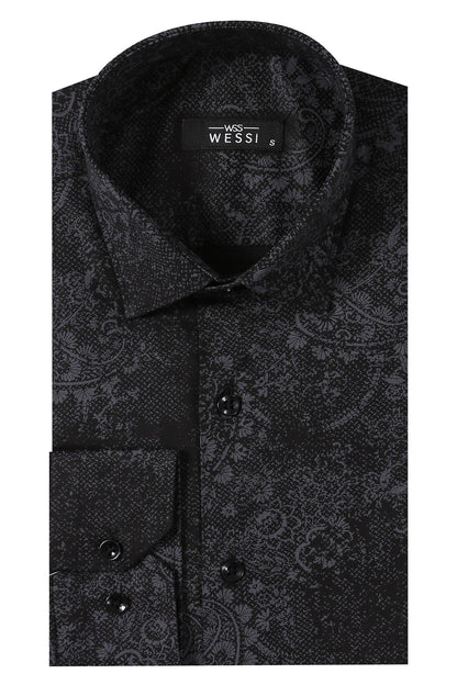 Floral Black Shirt |