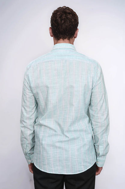 Light Green Plaid Shirt - Wessi