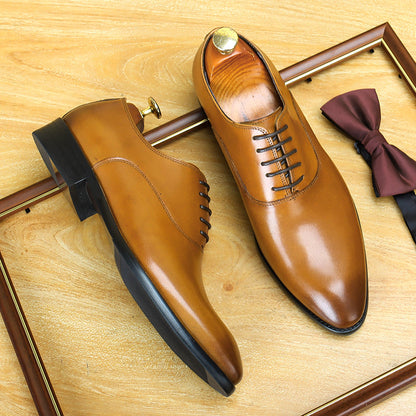 Breathable British Leather Shoes for Men