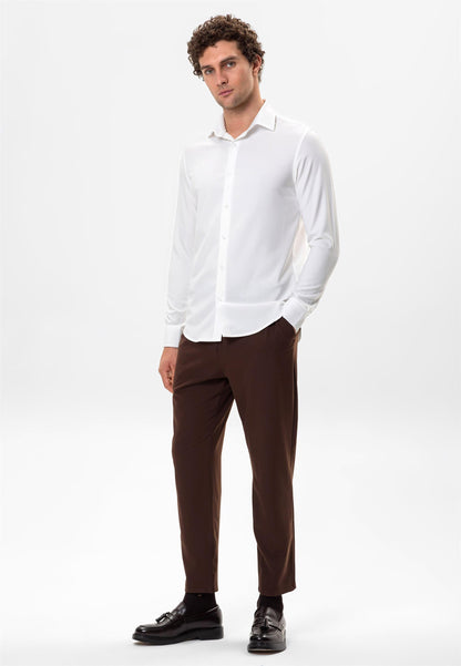 Men's White Slim Fit Shirt
