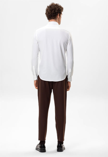 Men's White Slim Fit Shirt