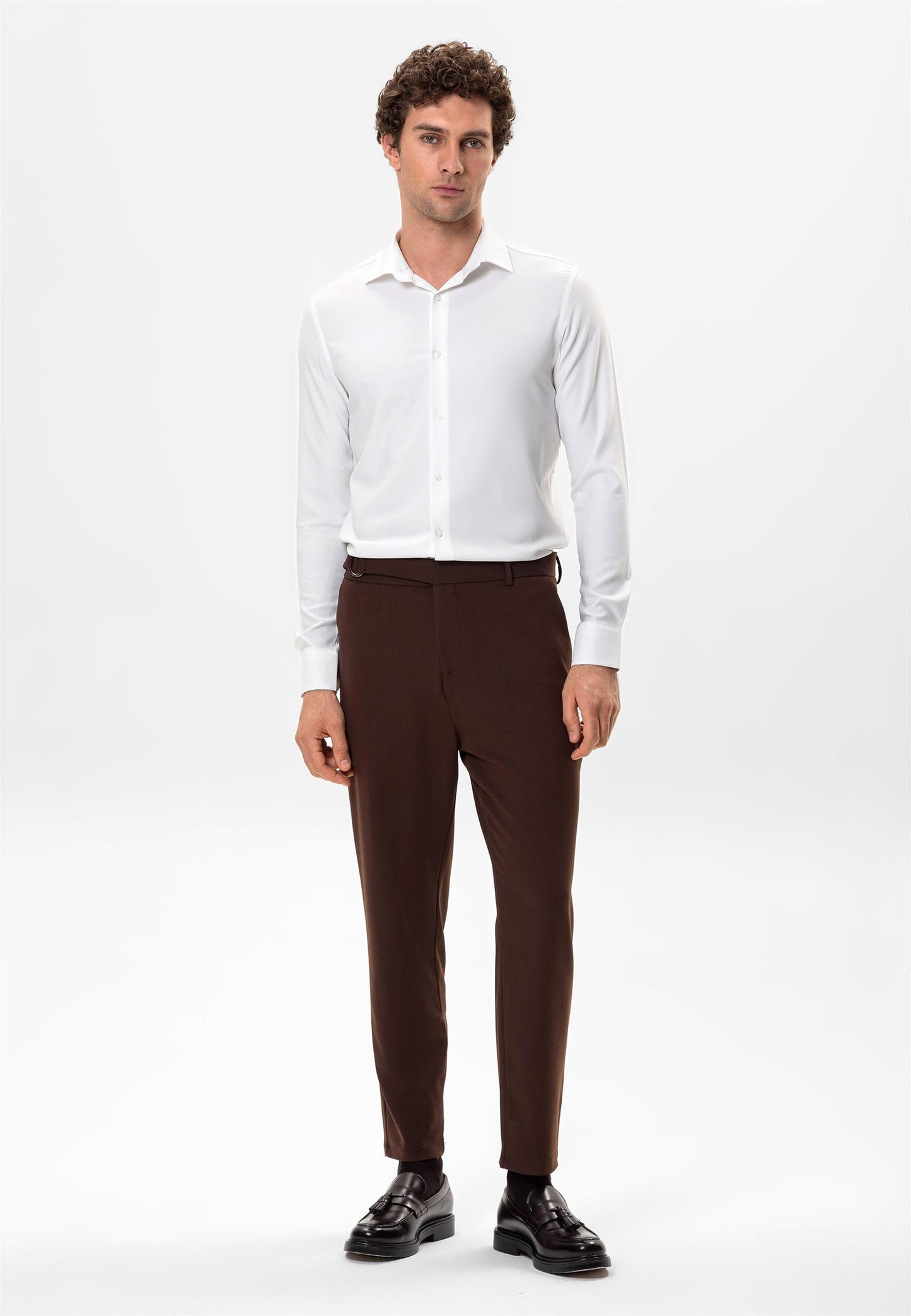 Men's White Slim Fit Shirt