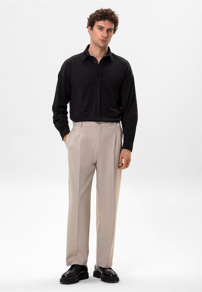 Men's Black Oversize Classic Shirt