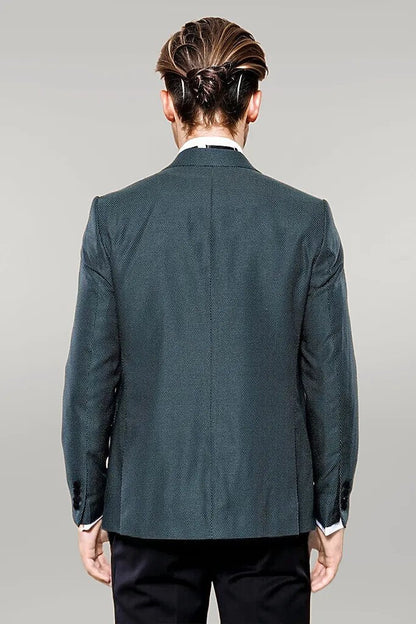 Green Removable Lapel Tuxedo