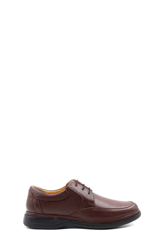 KOALA SYDNEY Men's Brown Leather Derby Shoes with Cushioned Sole