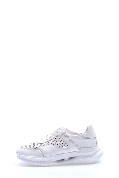 Hakiki Deri Erkek Casual Ayakkabı 154MA500-280 Beyaz