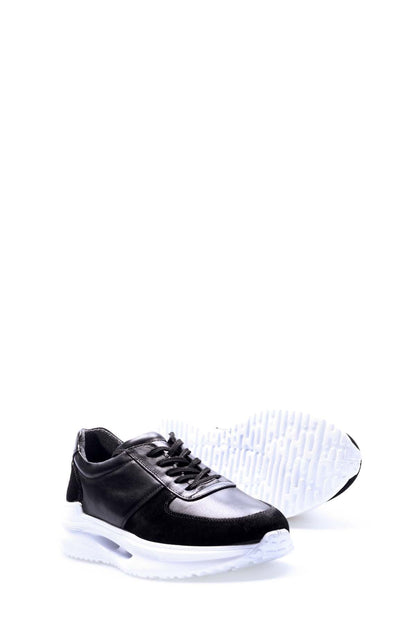 Hakiki Deri Erkek Casual Ayakkabı 154MA708-280 Siyah