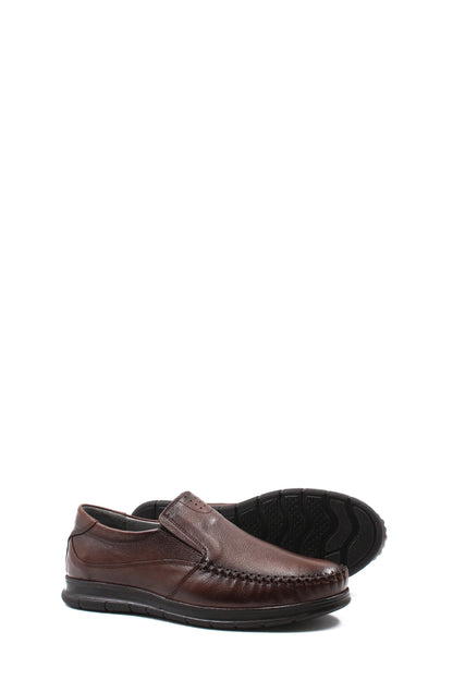 KOALA SYDNEY  Brown Slip-On Leather Loafers-