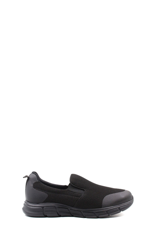 KOALA SYDNEY Men's Black Slip-On Mesh Sneakers - Lightweight & Breathable