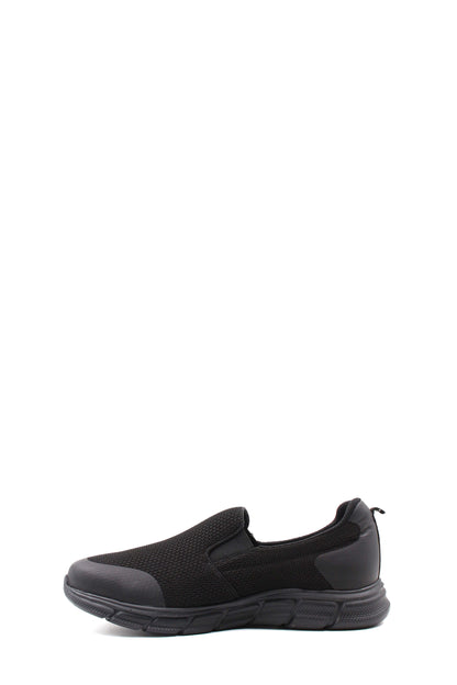 Men's Black Slip-On Mesh Sneakers - Lightweight & Breathable - Wessi