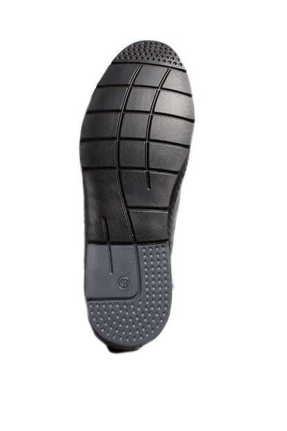 KOALA SYDNEY  Black Perforated Leather Loafers Wessi