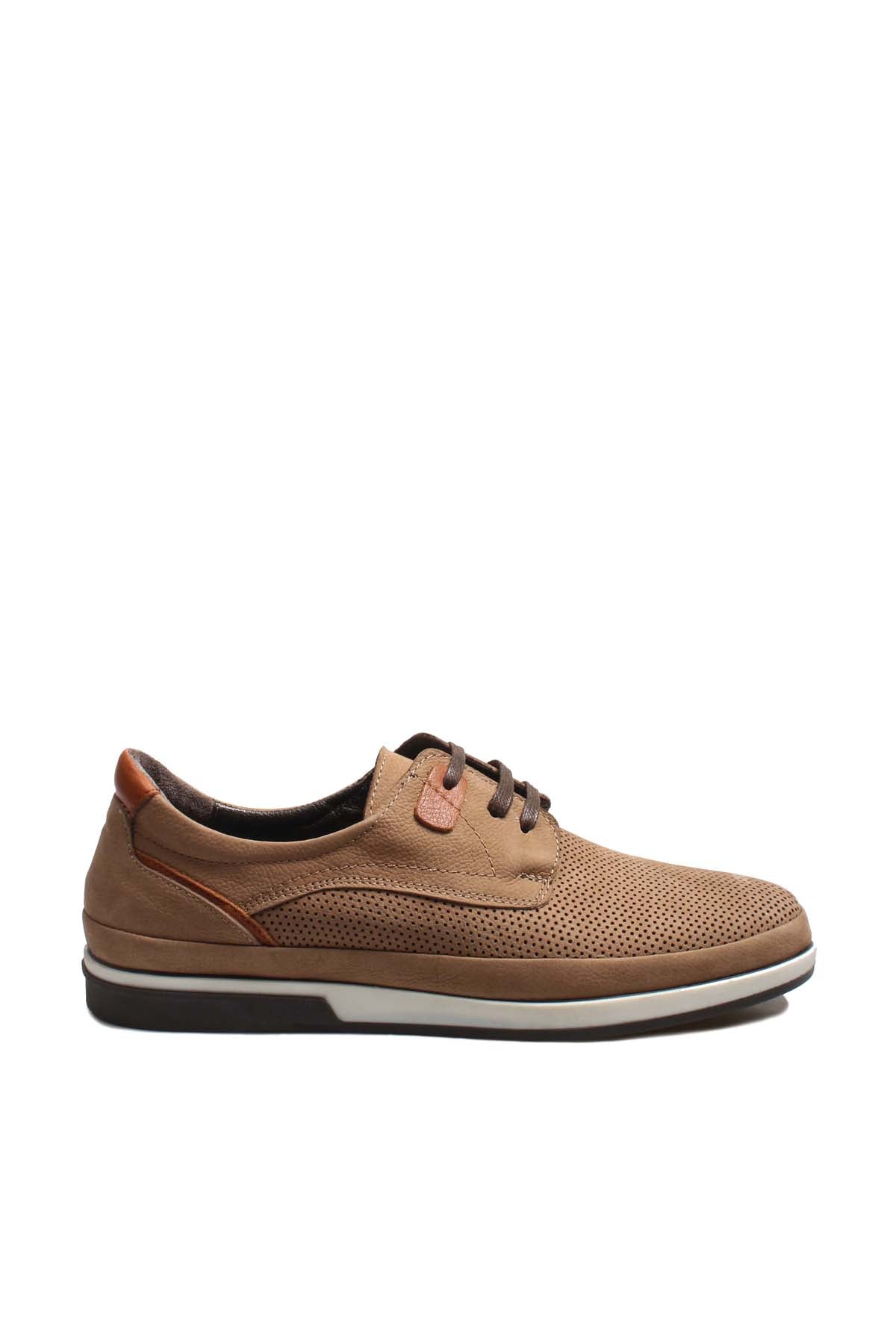 KOALA SYDNEY  Tan Perforated Suede Casual Shoes