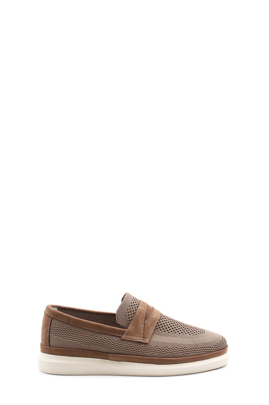 KOALA SYDNEY  Beige Mesh Slip-On Loafers Wessi
