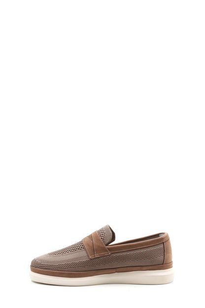 KOALA SYDNEY  Beige Mesh Slip-On Loafers Wessi
