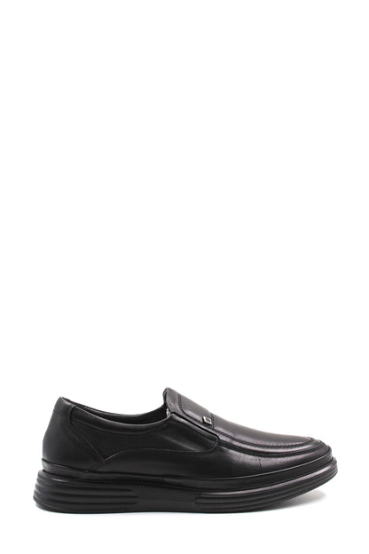 KOALA SYDNEY Men's Black Leather Loafers Slip-On Wessi