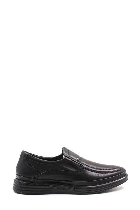 KOALA SYDNEY Men's Black Leather Loafers Slip-On Wessi