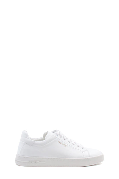 KOALA SYDNEY  Men's Classic White Leather Sneakers with Lace-Up Design -