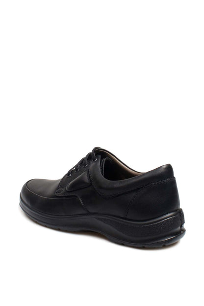 KOALA SYDNEY Men's Black Lace-Up Shoes with Cushioned Sole