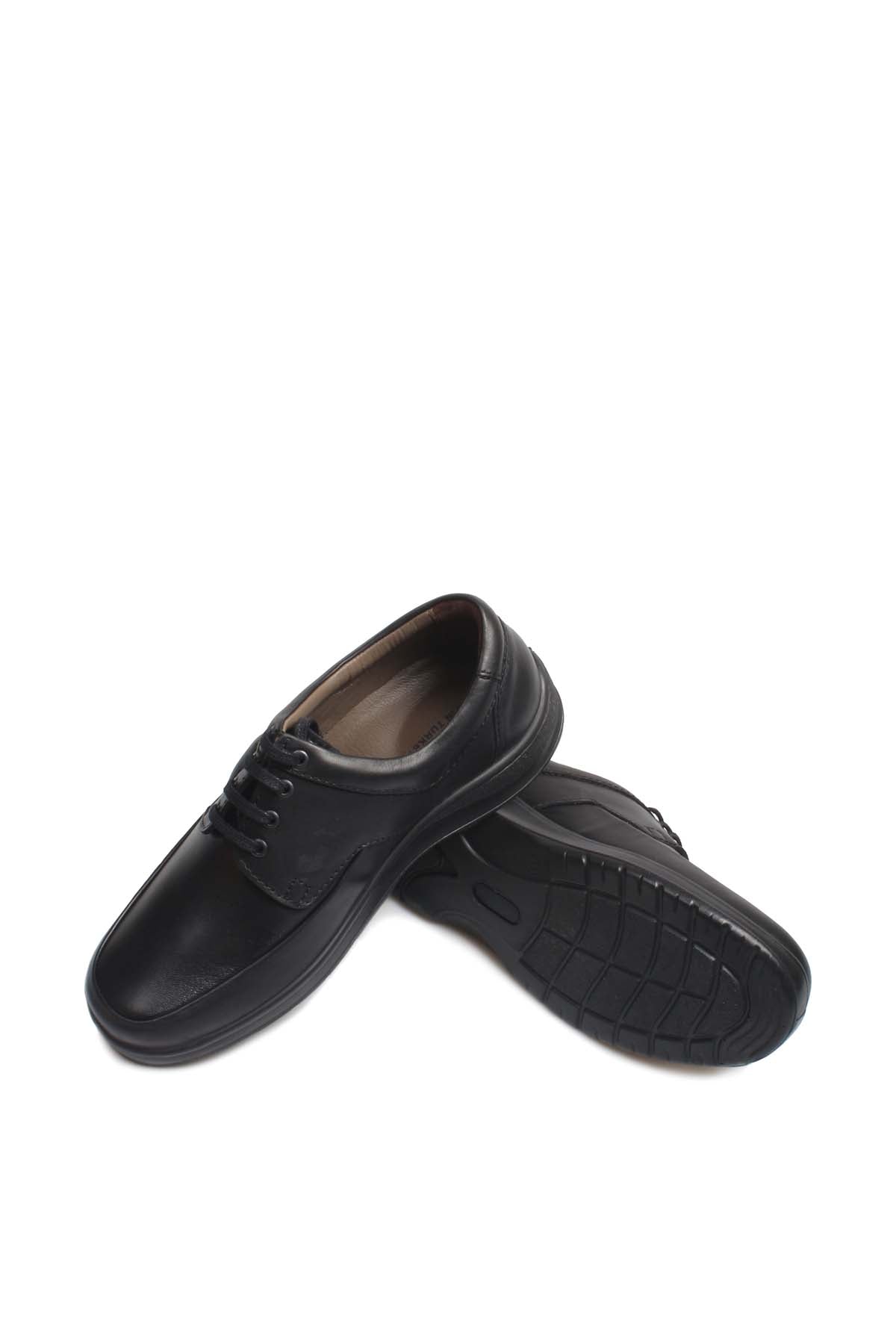 KOALA SYDNEY Men's Black Lace-Up Shoes with Cushioned Sole
