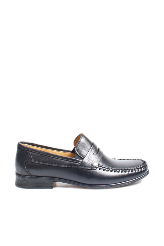 KOALA SYDNEY  Classic Black Leather Penny Loafers-Wessi