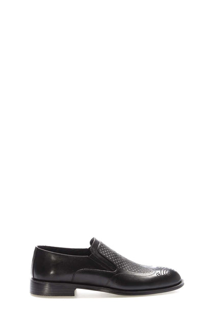 Hakiki Deri Erkek Klasik Ayakkabı 218MA405 Siyah