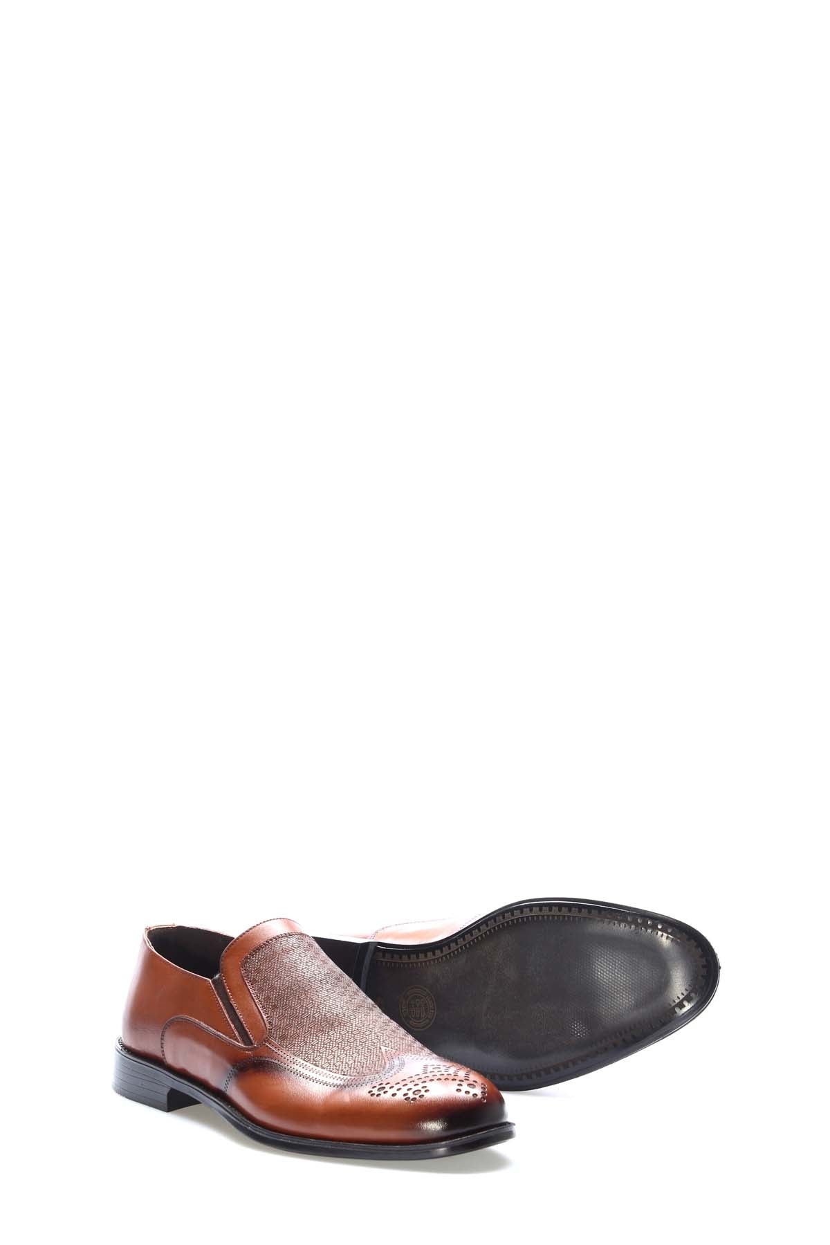 Hakiki Deri Erkek Klasik Ayakkabı 218MA405 Taba