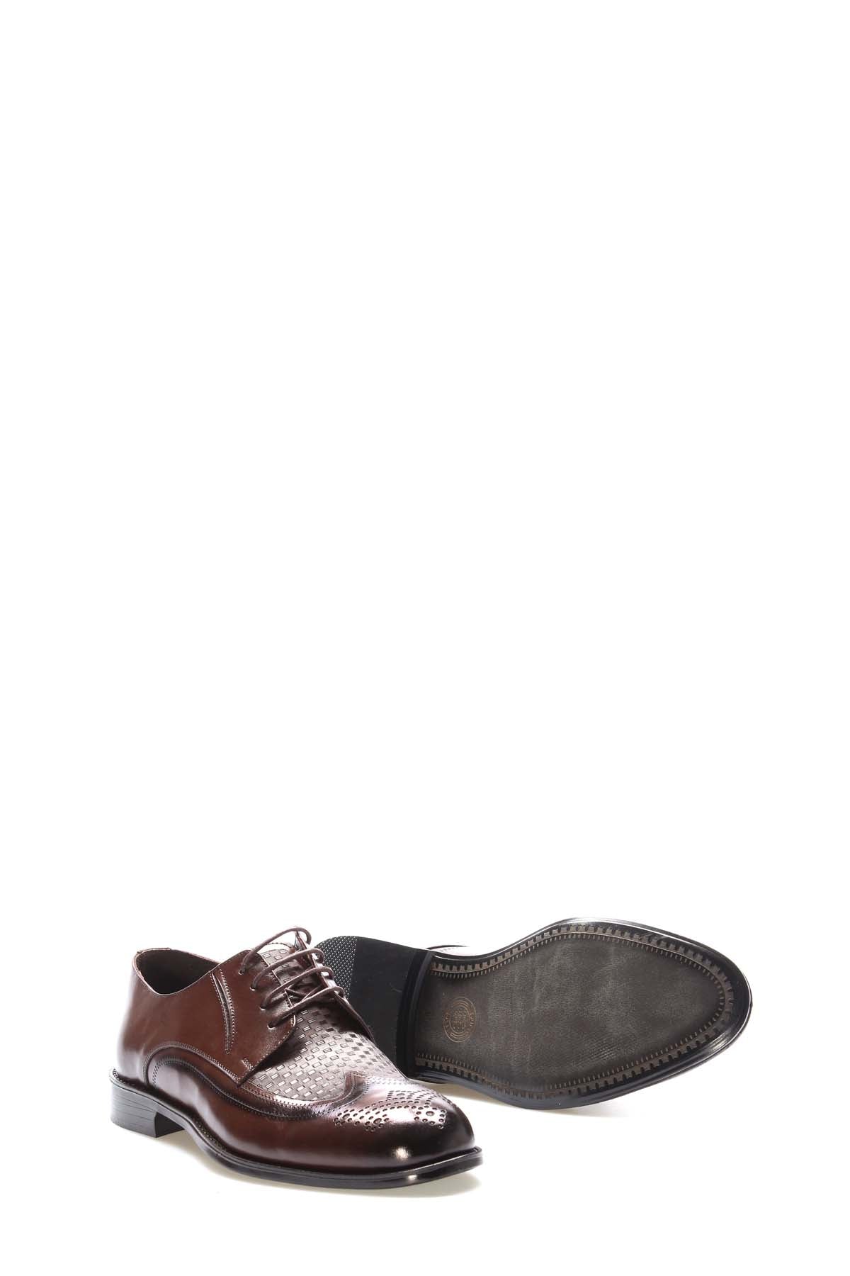 Hakiki Deri Erkek Klasik Ayakkabı 218MA406 Kahve