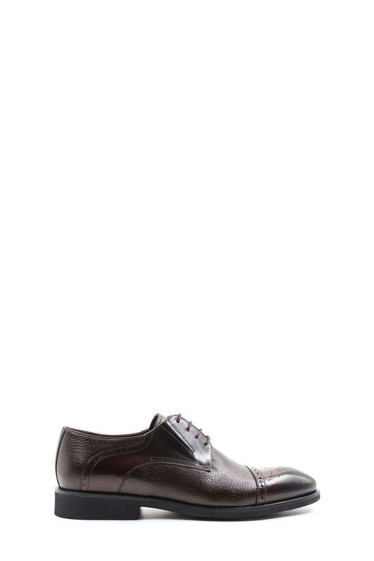 KOALA SYDNEY Men's Elegant Brown Brogue Leather Dress Shoes
