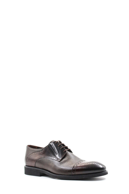 KOALA SYDNEY Men's Elegant Brown Brogue Leather Dress Shoes