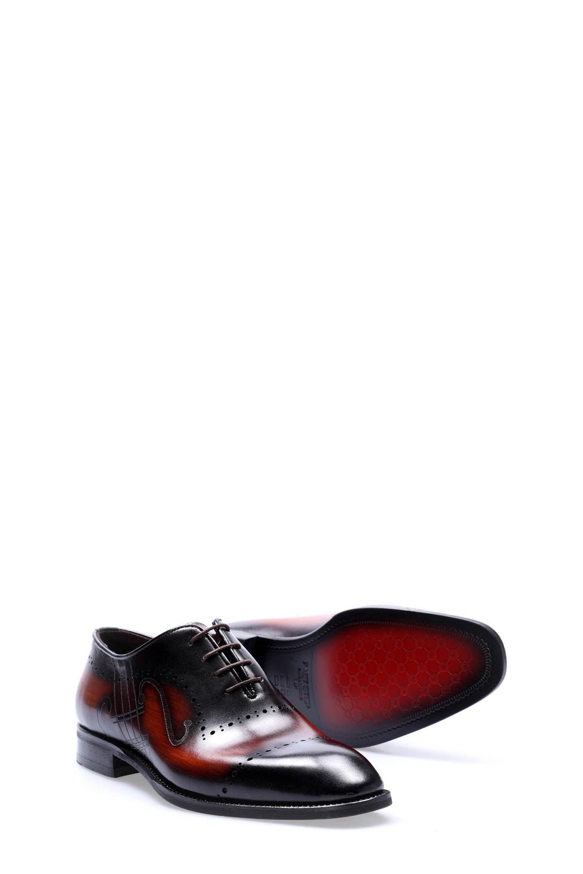 Hakiki Deri Erkek Klasik Ayakkabı 403MA01 Taba