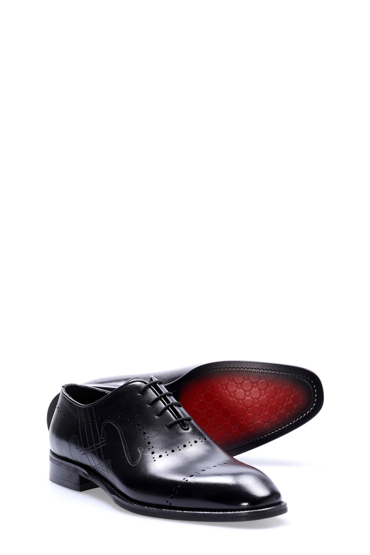 Hakiki Deri Erkek Klasik Ayakkabı 403MA01 Siyah