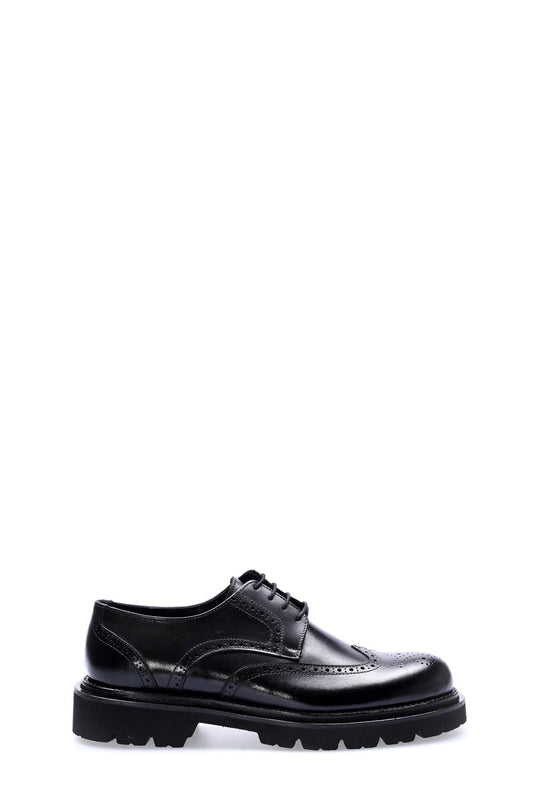 Hakiki Deri Erkek Klasik Ayakkabı 403MA316 Siyah