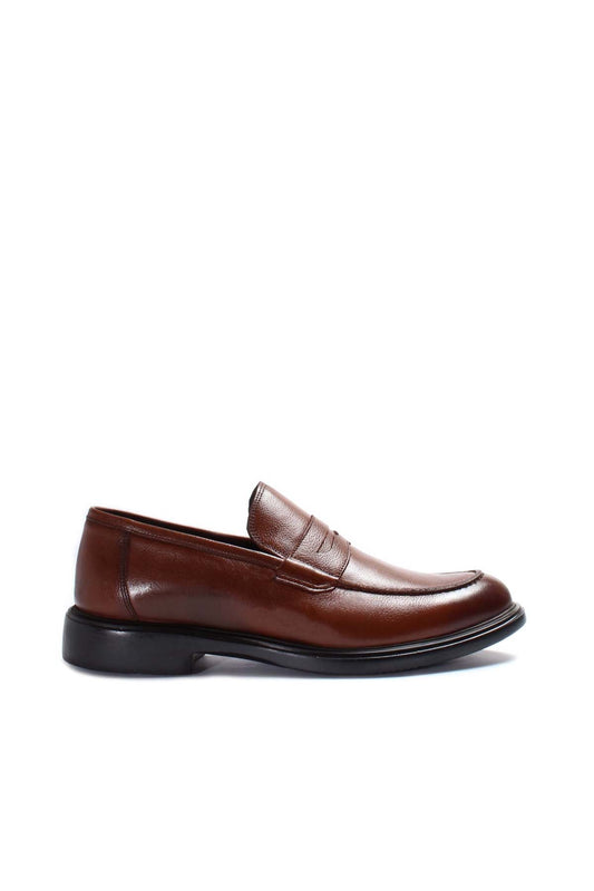 KOALA SYDNEY  Classic Brown Leather Penny Loafers-Wessi