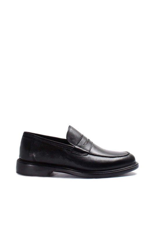 KOALA SYDNEY  Men's Black Leather Penny Loafers-Wessi