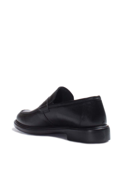 KOALA SYDNEY  Men's Black Leather Penny Loafers-Wessi