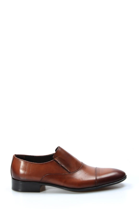 KOALA SYDNEY  Men's Brown Leather Cap Toe Dress Shoes-Wessi