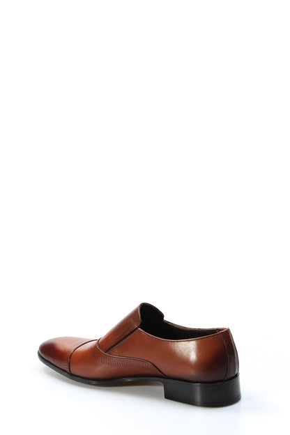 KOALA SYDNEY  Men's Brown Leather Cap Toe Dress Shoes-Wessi