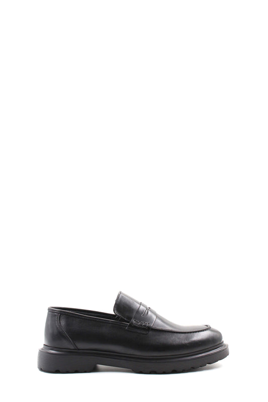 KOALA SYDNEY  Black Leather Chunky Loafers Wessi